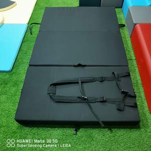 Colchoneta Plegable para <span class=keywords><strong>Escalada</strong></span> en Roca, Colchoneta de Protección, Colchoneta para Boulder, 1000D, Negro/Gris - Product Image 4