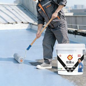 Revestimiento Impermeable de Poliuretano de Alta Elasticidad para Techos, Paredes Exteriores y Edificios, Pintura Líquida Ecológica Resistente a la Intemperie - Product Image 1