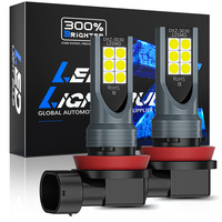 T-BULL H4 H7 H8 H11 HB3 HB4 Lampu Kabut LED Mobil Lampu Depan 12V 36W 3000 Lm Baru