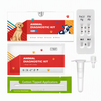 Kit de test rapide vétérinaire à 99 % de précision – Bandelette de diagnostic des maladies animales en 10 minutes pour la détection du parvovirus, de la maladie de la peste canine, du CPV, du CDV et du FPV chez le chien et le chat