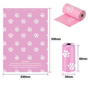 Bolsas de basura biodegradables impresas con logotipo personalizado para perros, venta al por mayor, bolsa para caca de perro - Product Image 6