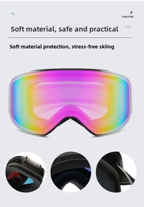 شعار مخصص مقاوم للرياح بطبقتين مضاد للضباب مصنع بيع بالجملة جديد نظارات رياضية للتزلج على الجليد شعار مخصص نظارات واقية للتزلج في الهواء الطلق - Product Image 5
