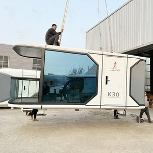 Casa Móvil Tipo Cápsula Espacial, Casa Inteligente con Baño y Aire Acondicionado, Casa Contenedor para Viajes - Product Image 5