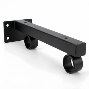 Wall Mounted Shelf Support <b>Bracket</b> With Circle Stand Cold Rolled Steel Durable Modern Simple Commercial Use - Product Image 1