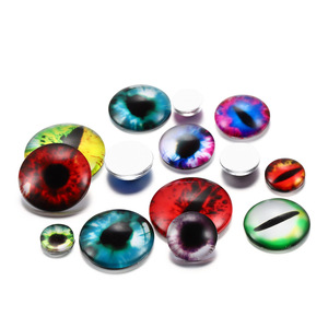 Autocollants DIY en verre cristal « Son des vagues » pour yeux d'animaux, 8mm, 10mm, 12mm, 14mm, 16mm, 18mm, 20mm - Product Image 4