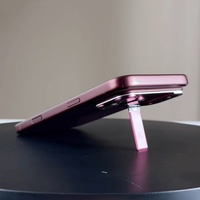 Protecteur d'objectif d'appareil photo intégré en métal avec béquille cachée pour iPhone 18 Pro Max, objectif d'appareil photo pliable avec support de téléphone 18 Pro
