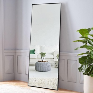 <span class=keywords><strong>Miroir</strong></span> mural moderne en argent sterling avec <span class=keywords><strong>cadre</strong></span> en polyuréthane, diamètre 76,2 cm, décoration pour hôtel, salon de coiffure, salon, chambre à coucher, meubles - Product Image 4