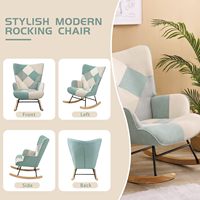 Fauteuil inclinable confortable épaissi en bois pingouin chaise berçante salon chambre balcon maison loisirs paresseux canapé Style pour simple