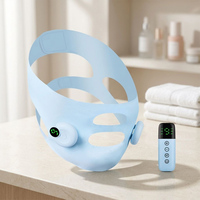 Nouveau Masque Lifting Visage en V, Appareil Microcourant Élastique pour Affiner le Visage, Réduire le Double Menton et Redessiner les Joues