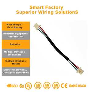 Assemblaggio Cavi Personalizzato ODM OEM JST Molex Dupont Passo MX1.25 <span class=keywords><strong>2</strong></span> 3 4 5 6 Pin Connettore Femmina per Cablaggio Elettronico di Elettrodomestici - Product Image 3