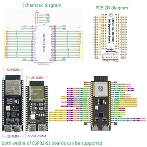 Module d'extension de carte de développement <span class=keywords><strong>ESP32</strong></span>-S3 à montage sur rail <span class=keywords><strong>DIN</strong></span> DNDINS3 pour WiFi IoT DIY - Product Image 1
