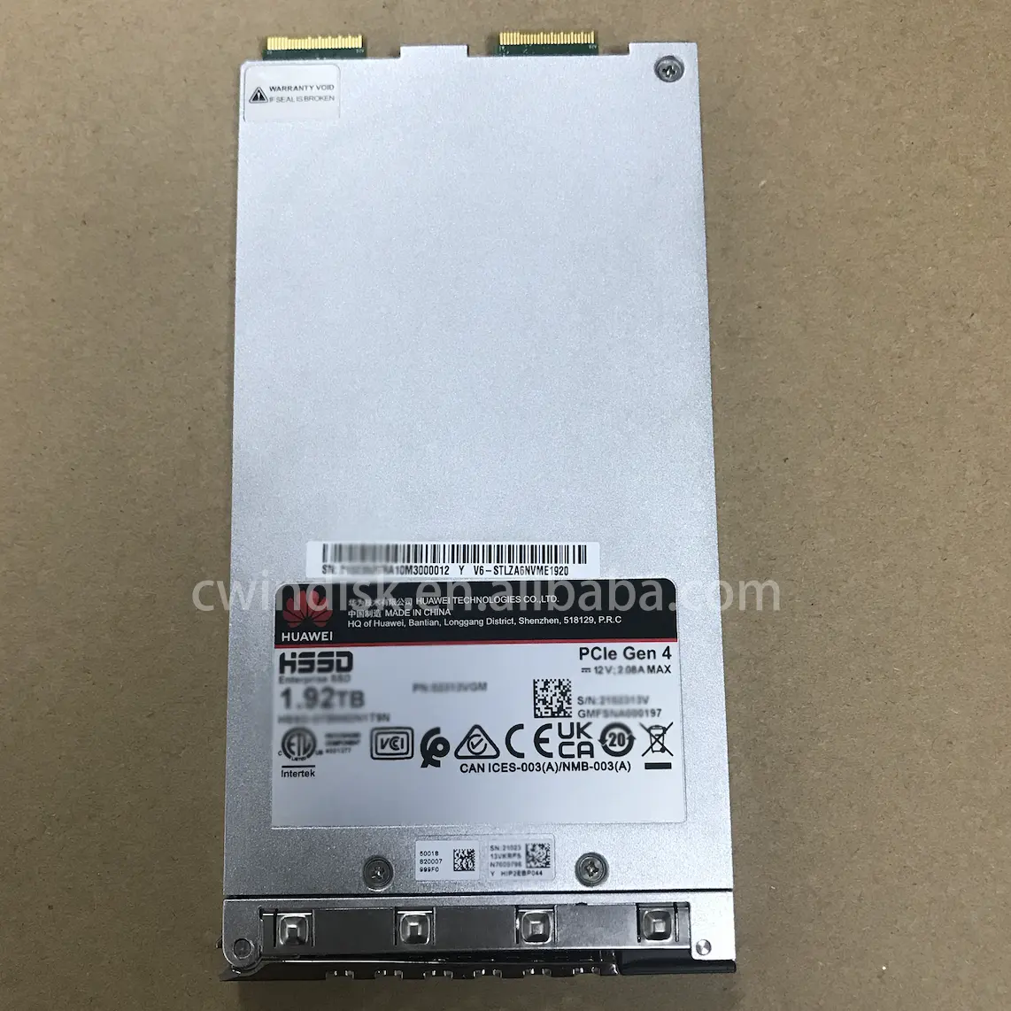 02355DGN 02351SQP 02355DHX 02354XGY 02355FPW 02355FPK NVMe पाम 7" HSSD 02352XBW SSD ड्राइव 7.68TB ओशनस्टोर डोराडो के लिए