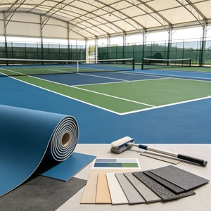 Cancha Deportiva Multiusos Inolp Easy Clean de Bajo Mantenimiento, Canchas Cubiertas Profesionales de Pickleball y Pádel con Techo Moderno - Product Image 1