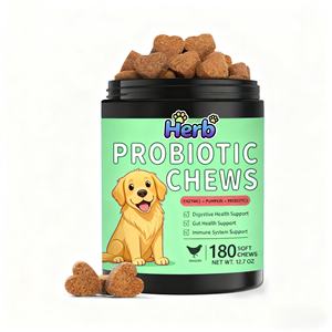 Friandises à mâcher souples bio riches en protéines et probiotiques naturels, marque privée OEM/ODM, pour le soutien immunitaire et la santé intestinale des chiens - Product Image 1