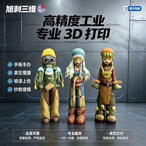 บริการพิมพ์ 3 มิติ ตัวละครอนิเมะแบบกำหนดเอง Xuli 3D  โมเดลเรซิ่น ABS สีสันสดใส ออกแบบตัวละคร - Product Image 2