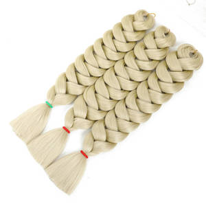 Extensiones <span class=keywords><strong>de</strong></span> Cabello Trenzado Preestirado Afro Yaki <span class=keywords><strong>de</strong></span> 82 Pulgadas y 165 g, Estilo Jumbo, Fibra Recta para Peluca - Product Image 6