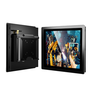 23.6 inch đúng phẳng Điện dung màn hình cảm ứng nhúng công nghiệp tất cả-trong-một Bảng điều chỉnh <span class=keywords><strong>PC</strong></span> với các tính năng cảm ứng - Product Image 1