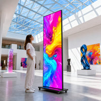 Affichage numérique pliable en aluminium moulé sous pression avec LED HDR10 500 nit, P2.5 3840 Hz, cascadeable, pour événements et expositions
