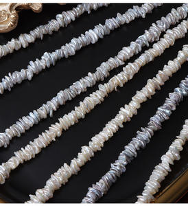 คุณภาพสูง6-7มม. ลูกปัดไข่มุกแบบบาร็อคเคลือบ <span class=keywords><strong>Keshi</strong></span> เครื่องประดับไข่มุกน้ำจืดธรรมชาติ - Product Image 6