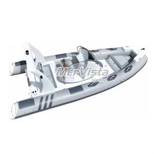 Bateau pneumatique rigide CE 12 places en tissu Hypalon avec coque en fibre de verre pour l'aviron - Product Image 4