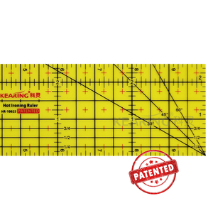 Kearing nuevo tamaño de pulgadas resistente al calor caliente planchar gobernante <span class=keywords><strong>para</strong></span> coser # HR-10025 - Product Image 2