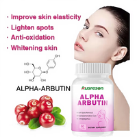 Complément de Soins Cutanés OEM Halal Alpha-arbutine 3 Plus L-glutathion Collagène Peptides – Comprimés Blanchissants à l'Alpha-arbutine Pure