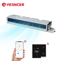 Ventilateur horizontal dissimulé à eau glacée FCU monté au plafond pour le refroidissement et le chauffage HVAC