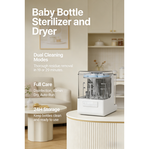 เครื่องล้างและอบขวดอเนกประสงค์ โรงงานขายส่งโดยตรง ทำความสะอาดรวดเร็ว เครื่องล้างขวดนมเด็ก - Product Image 2