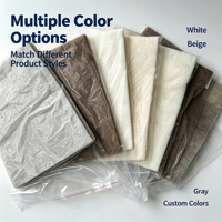 Ouate non tissée fonctionnelle anti-sensible en fibres de polyester creuses conjuguées sans colle pour le rembourrage de matelas, de canapés et de coussins