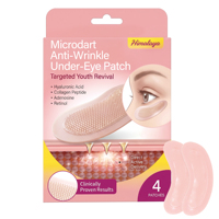 Patchs oculaires personnalisés à micro-aiguilles de peptides roses biologiques PDRN, acide hyaluronique, niacinamide, anti-âge, cernes, patchs à micro-aiguilles