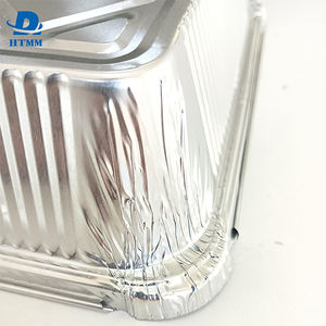 Récipient alimentaire en aluminium avec couvercles pour emballage alimentaire Plateaux en aluminium de formes variées pour le stockage et la cuisson des aliments - Product Image 3