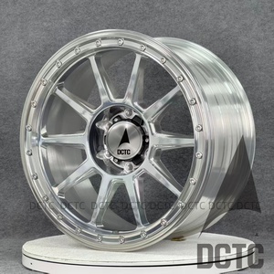 Jantes forgées chromées DCTC 20-24 pouces, style Beadlock, concaves profondes, 6x139.7 5x127, tout-terrain, pour Jeep Wrangler Ford F150 - Product Image 2