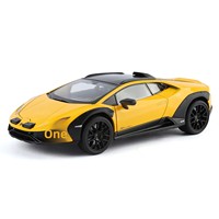 Modèle de voiture de sport en alliage sous licence officielle 1:18 H1141 avec effets sonores et lumineux - Cadeau d'anniversaire HX