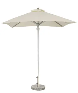 Vendita calda in alluminio Patio esterno giardino ombrellone ombrellone ombrellone con Base inclusa