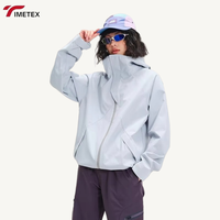 Veste coupe-vent technique imperméable unisexe 100% polyester pour le trekking et la randonnée, veste d'extérieur à capuche Acrivewear