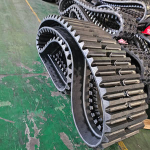 Piste en caoutchouc de déchargeur d'équipement de construction de transporteur de haute qualité <span class=keywords><strong>800x150x68</strong></span> pour Morooka MK250 MK300 - Product Image 2