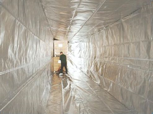 Cao cấp biển khô số lượng lớn container lót nhôm lá mỏng phim không thấm nước DAMPPROOF phản chiếu bóng bề mặt container lót - Product Image 3