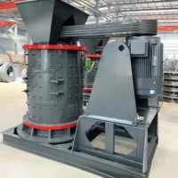 Concasseur de sable VSI 100t/h 160kW avec moteur AC pour l'exploitation minière en carrière, granulométrie réglable 1750 CNC