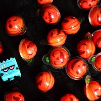 Asian Snacks Gummy Candy Wholesale Fruity Strawberry & Watermelon Flavor 3D Eyeball 50 Pills Box Packaging Children's Snacks