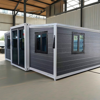 Maison Conteneur Extensible de Luxe Australienne Préfabriquée Modulaire 20/40 pieds Cabine Portable en Acier Abri Habitable