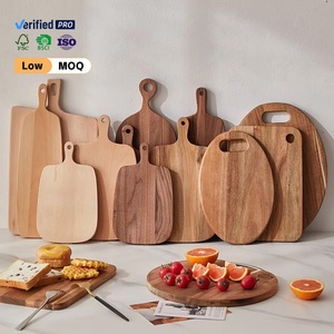 Ensemble <span class=keywords><strong>de</strong></span> meubles en bois massif <span class=keywords><strong>de</strong></span> qualité professionnelle, planche à pain, logo gravé au laser, plateaux à pizza décoratifs en bois pour restaurant, hôtel - Product Image 1