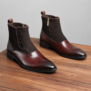 Buy In Bulk Mens Waterproof Leather Dress Boots Chelsea Style Design |  Alibaba.com