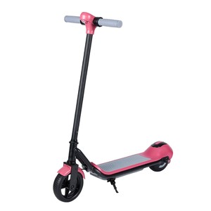 สกู๊ตเตอร์ไฟฟ้าสำหรับเด็ก แบตเตอรี่ลิเธียม 24V มอเตอร์ไร้แปรงถ่าน พับได้ สีชมพู - Product Image 1