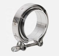 Nuevo Kit de Abrazaderas en V de Acero Inoxidable 304 con Brida Macho y Hembra para Tubos de Escape de Turbo OEM