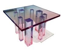 Meubles en acrylique bon marché, chaise, étagère, couleur, tout transparent, tables à manger