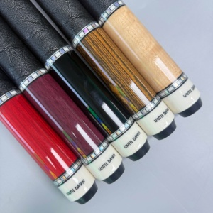 Tacos de billar de alta calidad Until Dawn con junta de acero inoxidable y mango de madera de arce para uso en clubes de billar - Product Image 6