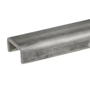 Perfil de metal en forma de u c8 x 11,5, acero galvanizado, canal de metal para sistema de techo