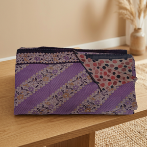 Venta al por mayor lote Vintage Kantha edredón fina calidad costura a mano indio Reversible algodón Kantha Manta - Product Image 2