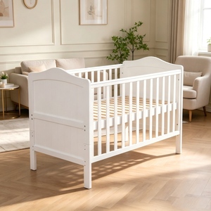 Culla in Legno Multifunzionale per Neonati e Bambini a <span class=keywords><strong>Basso</strong></span> Prezzo, Vendita Online, Trasformabile in Letto per Bambini - Product Image 3