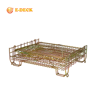 Gabbia Smontabile Personalizzata in Metallo Zincato Resistente per Stoccaggio di Preforme PET - Product Image 2